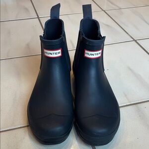 Hunter Men’s Original Chelsea Boots - Navy - Size 10 US